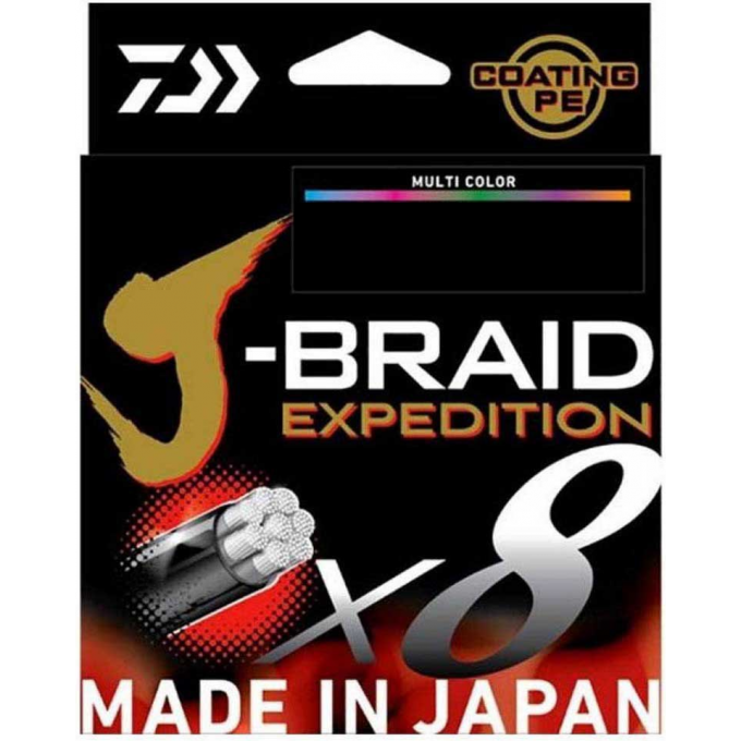 Леска DAIWA J-BRAID EXPEDITION×8E 0.28mm-300m MULTI COLOR 12552-128 Леска DAIWA J-BRAID EXPEDITION×8E 0.28mm-300m MULTI COLOR 12552-128